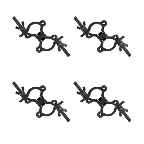 4Pack Truss Clamp Doppelklemme Rohr 35mm-45mm Traversen Klammern für Bühnenlicht, Tragkraft 100kg Doppelschelle Traverse Klammer Haken Trussaufnehmer für Gerüste, Truss Doppel Rohrklemme O Zwingen 4Pack Truss Clamp Doppelklemme Rohr 35mm-45mm Traversen Klammern für Bühnenlicht, Tragkraft 100kg Doppelschelle Traverse Klammer Haken Trussaufnehmer für Gerüste, Truss Doppel Rohrklemme O Zwingen von jindaaudio