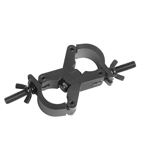 Truss Clamp Doppelklemme Rohr 29mm-35mm Traversen Klammern für Bühnenlicht, Tragkraft 80kg Doppelschelle Traverse Klammer Haken Trussaufnehmer für Gerüste, Truss Doppel Rohrklemme O Zwingen von jindaaudio