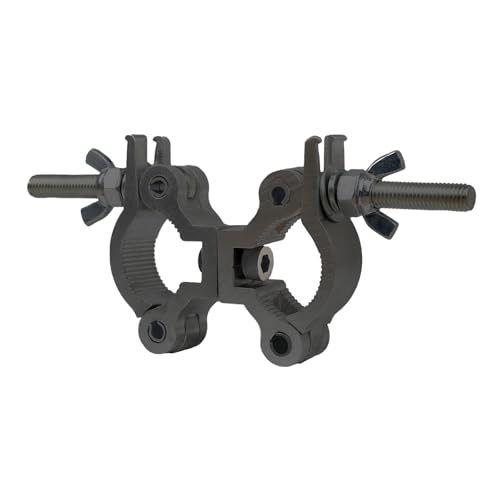 Truss Clamp Doppelklemme Rohr 35mm-45mm Traversen Klammern für Bühnenlicht, Tragkraft 100kg Doppelschelle Traverse Klammer Haken Trussaufnehmer für Gerüste, Truss Doppel Rohrklemme O Zwingen von jindaaudio