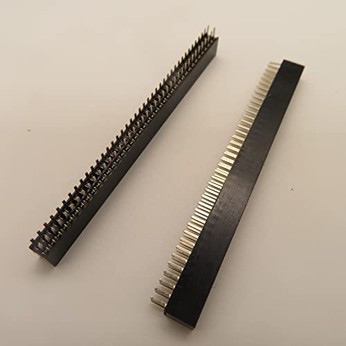 10stk Buchsenleisten 2x40P DIP Pin header zweireihig double row Reihe weiblich Buchsen PCB Kopfleiste 1.27mm Header Pin-Leisten für Arduino Steckverbinder von jingtongda