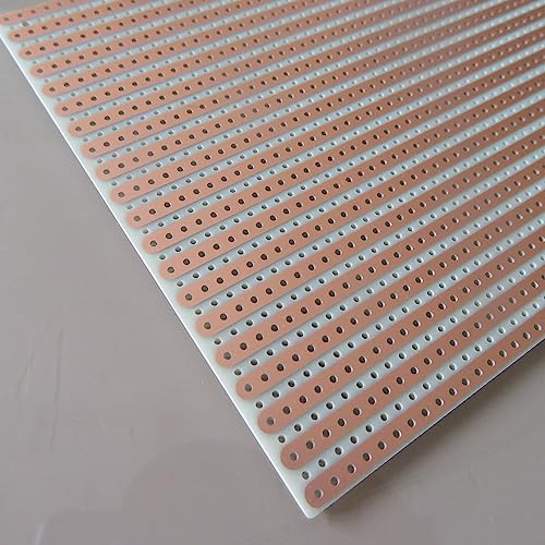 2Stk 10x16cm Streifenraster Veroboard Stripboard Fibreglass FR4 Prototype Paper PCB Platine Leiterplatte Experiment Matrix Circuit Board von Jingtongda