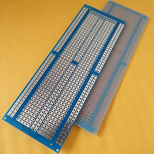 jingtongda 3stk 4.8x13.3cm Streifenraster Veroboard Stripboard Prototype Paper PCB Platine Leiterplatte Universal Experiment Matrix Circuit Board FR4 Fiberglass von jingtongda