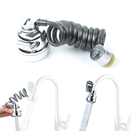 Wasserhahn Aufsatz Wasserhahn Verlängerung Multifunktions-Verlängerungshahn Mit 3 Strahlarten, Hahnaufsatz Mit Adapter Für Küchen- Und Badarmaturen von jinminamz