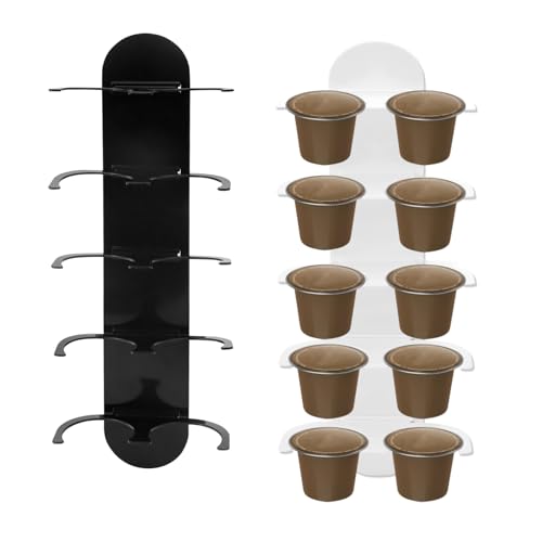 jinminamz Wandhalterung Kaffeekapseln Aufbewahrung,Selbstklebende Halterung Organizer Kaffeekapseln, Hält 20 Kaffeekapseln, Klebbar Auf Jeder Oberfläche Wie Wände,Groß Fassungsvermögung, Ohne Bohren jinminamz Wandhalterung Kaffeekapseln Aufbewahrung,Selbstklebende Halterung Organizer Kaffeekapseln, Hält 20 Kaffeekapseln, Klebbar Auf Jeder Oberfläche Wie Wände,Groß Fassungsvermögung, Ohne Bohren von jinminamz