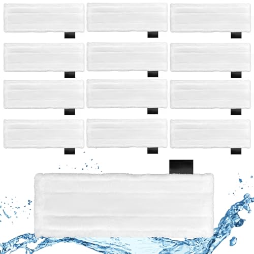 12 Bodentücher Für Kärcher Dampfreiniger - Kärcher Dampfreiniger Zubehör Passend Für Easyfix Sc 2, Sc 3, Sc 4, Sc 5: Kärcher Tücher Für Dampfreiniger Und Mikrofaser-Tücher Für Effiziente Sauberkeit von JinPhon