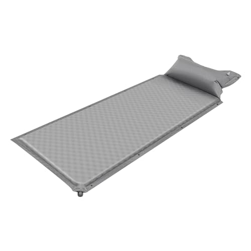 Camping Selbstaufblasend, Outdoor Campingmatte Schlafmatte, Camping Luftmatratze mit Integrierten Kopfkissen, Luftzellenmatte Aufblasbar, Kleines Packmass Aufblasbare Matratze Kompakte und Leichte von jiongcln