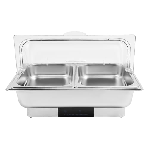 Elektrische Warmhaltebehälter, Elektrisches Dish Buffet Set, 15L Edelstahl Speisewärmer Buffetwärmer Elektrisch, Profi Gastro Buffetwärme, 660W 35-90°C Edelstahl für Buffets Elektrische Warmhaltebehälter, Elektrisches Dish Buffet Set, 15L Edelstahl Speisewärmer Buffetwärmer Elektrisch, Profi Gastro Buffetwärme, 660W 35-90°C Edelstahl für Buffets von jiongcln