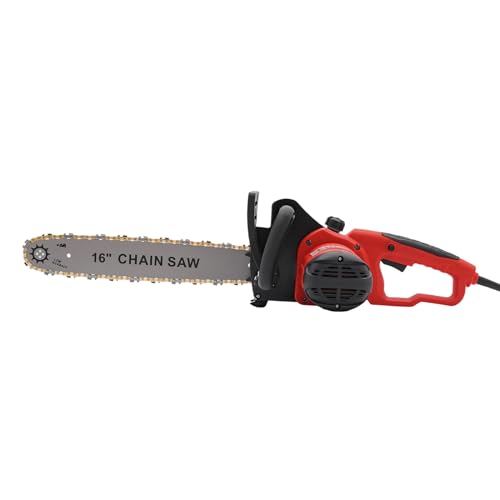 Elektro-Kettensäge, 2000 W 800r/min Professional Kettensäge ​​ Praktische Holzsäge für Einsätze im Garten & Bauarbeite, für Holzschneiden Heimwerken von jiongcln
