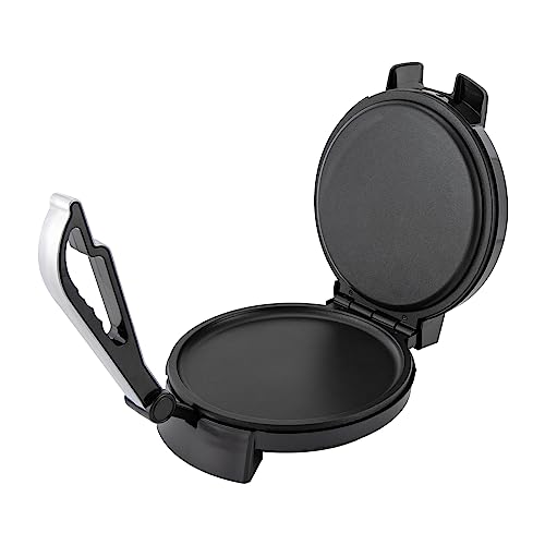 Roti-Maker Doppelseitiges Elektrische Tortillapresse, Taco Presse Tortilla Warmer Maker Erhitzen Roti-Maschine Pfannkuchenbäcker für Pfannkuchen Pan Cakes, Temperaturregelbarer Tortilla von jiongcln
