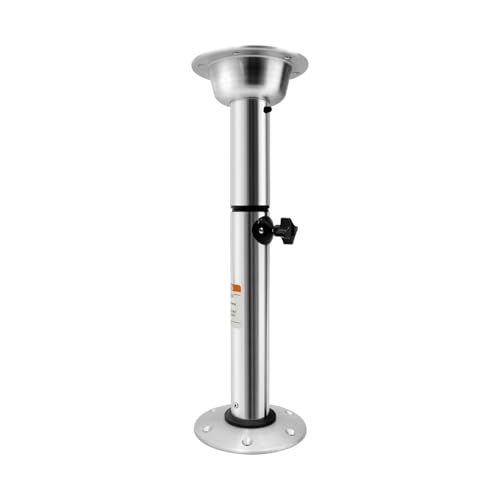jiongcln Tischbein 56-72CM Tischuntergestell Unterstellfuß Ø 60 mm für Frühstückstisch Schreibtisch Arbeitsplatten Silber von jiongcln