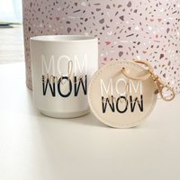 Personalisierte Tasse | Kaffeetasse Teetasse Personalisiertes Geschenkset Für Mama Muttertagsgeschenk Mom To Be -Jippie Mom Wow von jippieYAY
