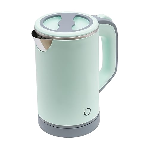 Kleiner Wasserkocher 800ML 600W Reisewasserkocher Edelstahl Wasserkocher für Büro Wohnung Studentenwohnheim und Küche tragbarer Reise Wasserkocher Grün von jiumxliu
