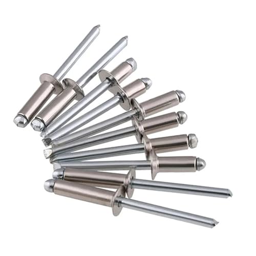 10/20 stücke 304 Edelstahl Flache Senkkopf Pop Open Pull Blindnieten Selbst-plugging Niet Dekoration Nagel Blindniete(M3.2 (20Pcs),6mm) von jiuxinyun