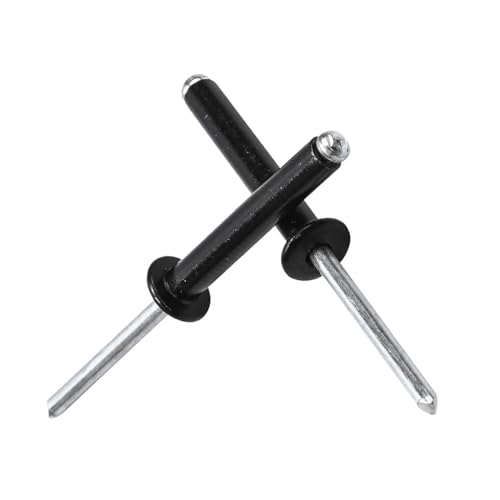 10–50 Stück schwarze Blindnieten Popnieten M2.4 M2.8 M3 M3.2 M4 M5 Aluminium-Pilzkopfdorn-Popnieten for Möbel(M5 10pcs,6.4mm) von jiuxinyun