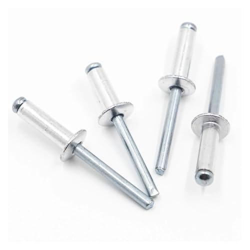 10 oder 20 Stück Aluminium Blindnieten M2.4 M3.2 M4 M5 M6 für Möbel und Autos GB12618(M3,2 20 Stück, 6 mm) von jiuxinyun