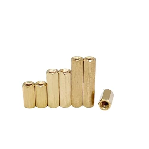 10 teile/los Hex Buchse auf Buchse M2 M 2,5 M3 M4 M5 Messing Standoff Spacer Sechskant Stud Spacer Hohl säulen Schraube(10mm x10pcs,M2) von jiuxinyun