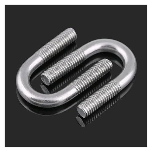 1PCS-M12*42/48/51-328 Standard 304 Edelstahl U-Bolzen, Fahren Rohr-Reifen, U-förmige Schrauben, Rohrkarte, U-förmige Karte(51mm) von jiuxinyun