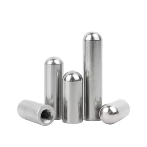2–10 Stück 304 Edelstahl M3 M4 M5 M6 Dübel Innengewinde Schraubenmutter Einzelrundkopf Zylinderstift Positionierungsstift Hardware-Befestigung(M5X45(5pcs)) von jiuxinyun