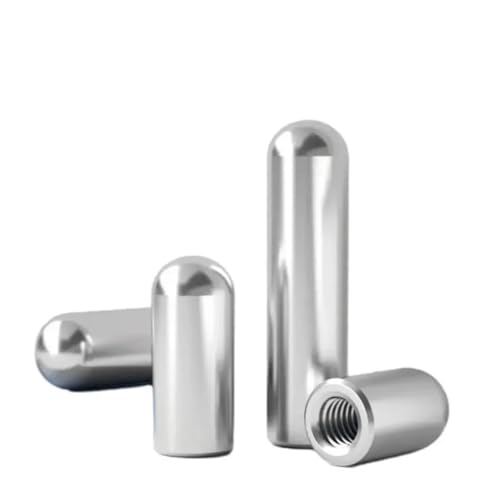 2–10 Stück 304 Edelstahl M3 M4 M5 M6 Dübel Innengewinde Schraubenmutter Einzelrundkopf Zylinderstift Positionierungsstift Hardware-Befestigung(M6X50(5pcs)) von jiuxinyun