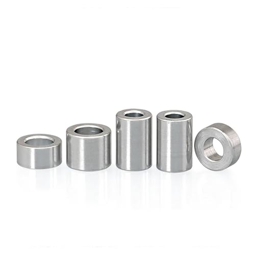 5/10/20 stücke M3 M4 M5 M6 M8 Aluminium Legierung Flache Waschmaschine Dichtung CNC hülse Nicht-gewinde Stand-off Spacer for RC Modell Teil(D4x M2 (20pcs),Length 5mm) von jiuxinyun