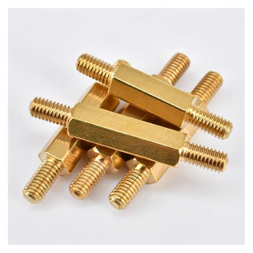 5–30 Stück M3 H5.5xM4 Doppelköpfige Sechskant-Kupfersäulen-Abstandsschrauben Gewindeabstandshalter Computer PC Motherboard Spacer(19mm(10Pcs),M3x6 (Thread 6mm)) von jiuxinyun