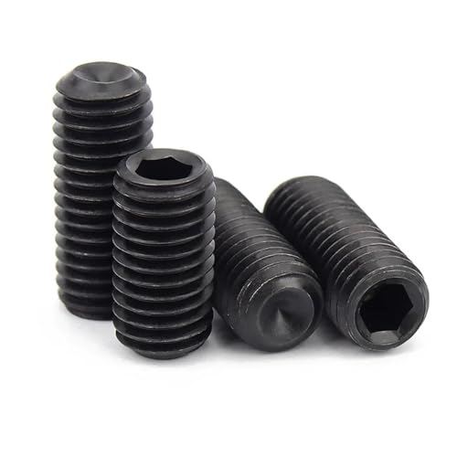 5–50 Stück M3 M4 M5 M6 M7 M8 M10 M12 Feingewinde Schwarz 12.9 Stahl Sechskant Innensechskant Kopfschraubensatz Bolzen(10pcs M8x1x10) von jiuxinyun