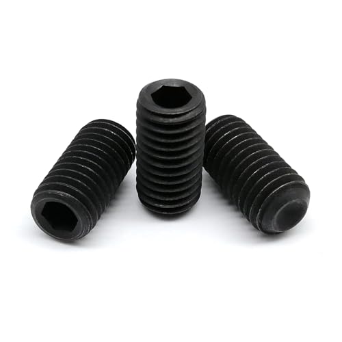 5 bis 50 Stück Zylinderschrauben mit Innensechskant, M1,6 M2 M2,5 M3 M3,5 M4 M5 M6 M8 M10 M12 DIN916, schwarzer Stahl, 12,9 mm (4 mm, M1,6 10 Stück) von jiuxinyun