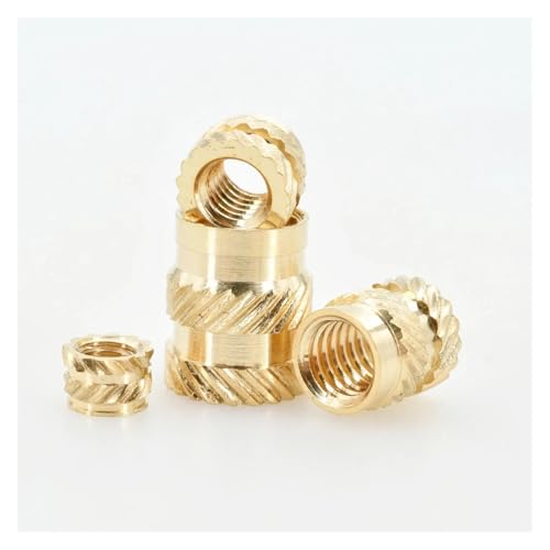 50 Teile/los M2 M2,5 M3 M4 M5 M6 M8 Messing Einsatz Mutter Hot Melt Wärme Gewinde Muttern Einsätze Insertnut for 3D Druck Kunststoff Fall(Length 5mm,M2(OD3mm)) von jiuxinyun