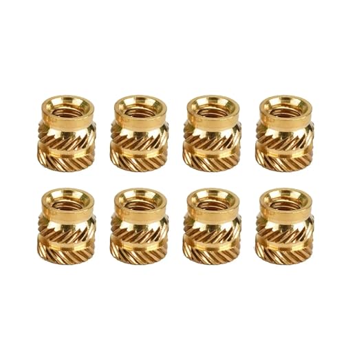 500 stücke Großhandel Messing Wärmeeinsatzmutter for 3d-Drucker Doppelt geköpert Hot Melt Injection Gewindeeinsätze Muttern M1.6 M2 M2.5 M3(Length 4mm,M2(OD3.2mm) 500Pcs) von jiuxinyun