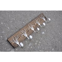 5 Funky Forks Garderobenleisten Recycled Vintage Besteck Funktionale Kunst in Jeder Farbe 55 cm Lang 5 Funky Forks Garderobenleisten Recycled Vintage Besteck Funktionale Kunst in Jeder Farbe 55 cm Lang von jjevensen