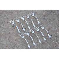 Funky Fork Kabinett Kommode Küche Schublade Ziehen Vintage Wiederverwendet Silber von jjevensen