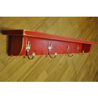 Gabel U X Rock On Peace Love Fun & Funky Shelf Rack Recycled Silberbesteck von jjevensen
