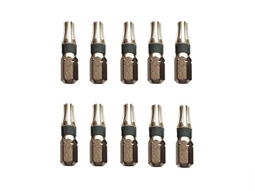 jjw-germany Profi Ersatz Bits Torx Pozidriv oder Phillips aus schlagfestem Spezialstahl, vernickelt (T25 x 25) von jjw-germany