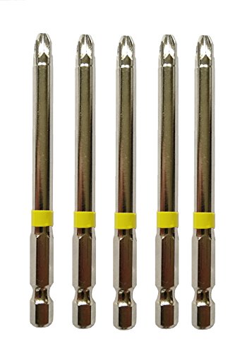 jjw-germany Profi Ersatz Bits Torx Pozidriv oder Phillips aus schlagfestem Spezialstahl, vernickelt (PZ3 x 75) von jjw-germany