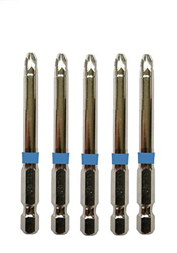 jjw-germany Profi Ersatz Bits Torx Pozidriv oder Phillips aus schlagfestem Spezialstahl, vernickelt (PH3 x 75) von jjw-germany