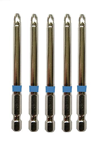 jjw-germany Profi Ersatz Bits Torx Pozidriv oder Phillips aus schlagfestem Spezialstahl, vernickelt (PH3 x 90) von jjw-germany