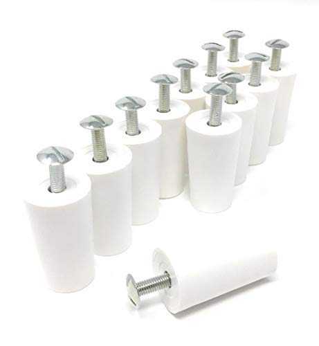 Anschlagpuffer Stopper weiss 40 mm - 12 Stück von Selve