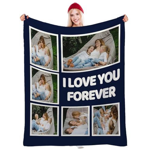 jklitio Familienfoto-Überwurf, individuelle Decke mit Gruppenfotos und Namen jklitio Familienfoto-Überwurf, individuelle Decke mit Gruppenfotos und Namen von jklitio
