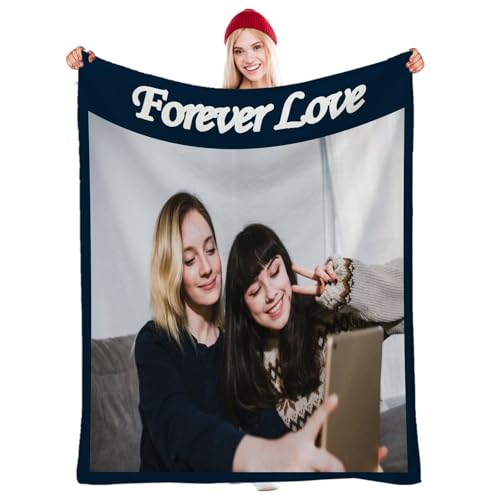 jklitio Valentinstag Überwurf - Romantische Decke mit Paarfotos & Liebestext jklitio Valentinstag Überwurf - Romantische Decke mit Paarfotos & Liebestext von jklitio