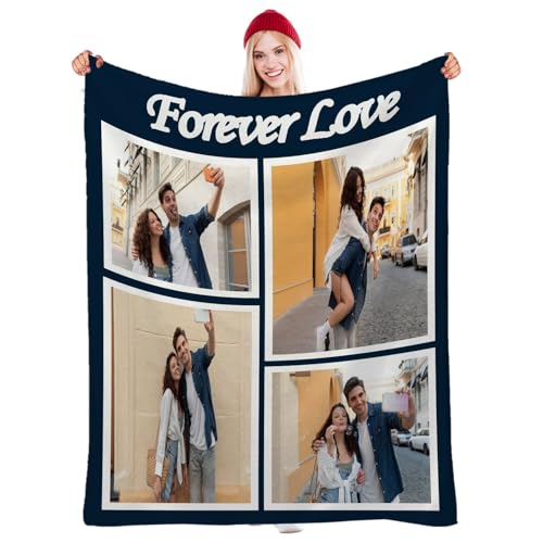 jklitio Vatertagsdecke – individuelle Decke mit Familienfotos & Papas Namen jklitio Vatertagsdecke – individuelle Decke mit Familienfotos & Papas Namen von jklitio