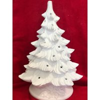 Diy Keramik Weihnachtsbaum Und Basis - Handgemachter Bereiter Zu Malen Ornamented Erbstück Baumfigur von jmdceramicsart