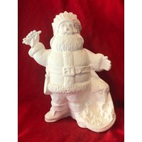 Seltene Gare Molds Oklahoma Santa in Keramik Biskum Fertig Zu Malen Von Jmdceramicsart von jmdceramicsart