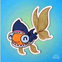 Goldfisch Cosplay Hai Magnet von joehavasy