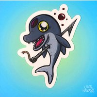 Harpunierter Delfin-Magnet von joehavasy