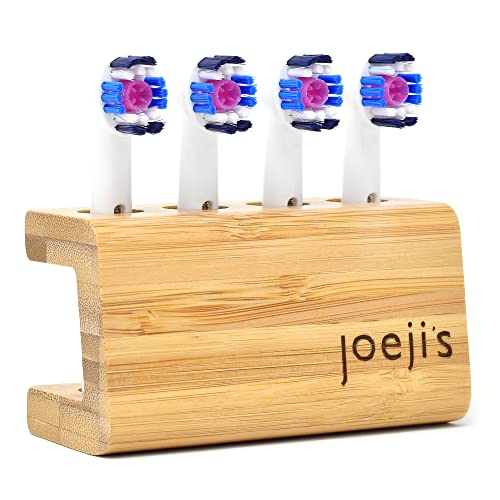Joeji's Kitchen Zahnbürstenhalter Holz Zahnbürsten Halter Zahnbürstenhalter elektrische Zahnbürste Toothbrush Holder Praktischer Aufsteckbürsten Halter von joeji's Kitchen