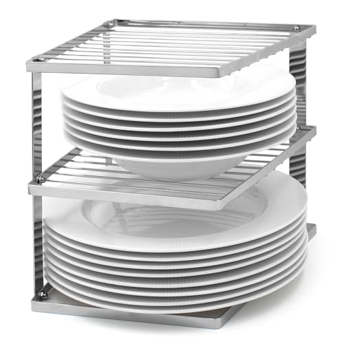 joeji's Kitchen Wackelfreier Geschirr Tellerhalter Schrankeinsatz für den Küchen Schrank zur Aufbewahrung Eckgeschirr Regal Organizer für den Küchenschrank in der Küche joeji's Kitchen Wackelfreier Geschirr Tellerhalter Schrankeinsatz für den Küchen Schrank zur Aufbewahrung Eckgeschirr Regal Organizer für den Küchenschrank in der Küche von joeji's Kitchen