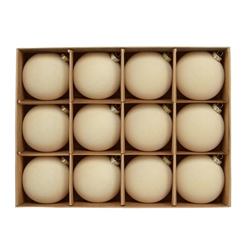 12pcs Funktionale Weihnachtskugel Ornament Stall Flockungskugel Ornament Für Urlaubsbaumdekoration Verblösche Baumdekorationen 12pcs Funktionale Weihnachtskugel Ornament Stall Flockungskugel Ornament Für Urlaubsbaumdekoration Verblösche Baumdekorationen von jojnsha