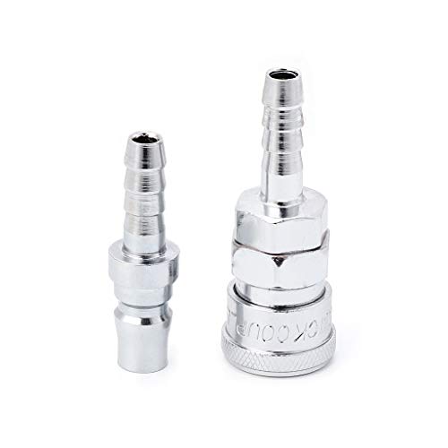 2 PCs 8 Mm Pneumatische Luftleitungsschlauch Schnellfreisetzung Koppler Stecker Kompressor Stecker Kompressor von jojnsha