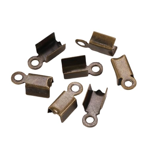 200pcs/Bag Cove ClaSPs Kordende Kappen Für Bastelschmuck Legierungs Kabelschnallen Für Handwerk Von Projekten. 200pcs/Bag Cove ClaSPs Kordende Kappen Für Bastelschmuck Legierungs Kabelschnallen Für Handwerk Von Projekten. von jojnsha