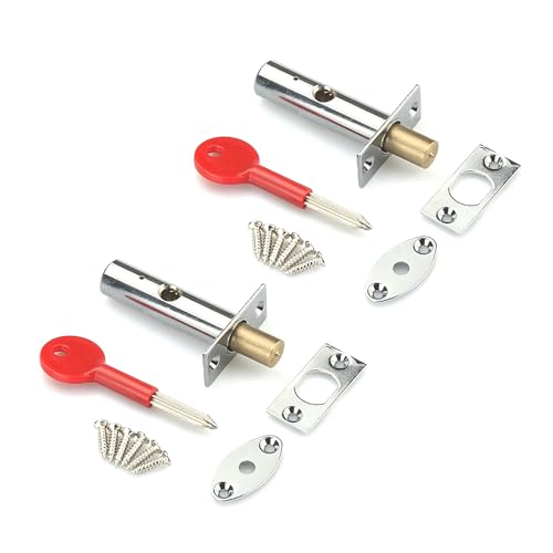 2pcs Rohr Well Lock Mörtel Türschrauben Mit Sternschlüssel Rohrrohr Gut Unsichtbares Schloss Für Hotel Factory Türstürbetür Mit Sternschlüssel von jojnsha